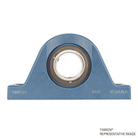 timken-pillow-block-mounted-ball-bearing-unit-blue-poly-2-bolt-BP206-NLH-SUC206-insert-IP69K-F-seal-front