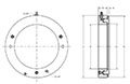 Metric-HMV-Hydraulic-Nuts-Line-Drawing