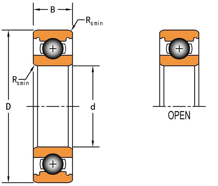 TIMKEN Bearing 6303