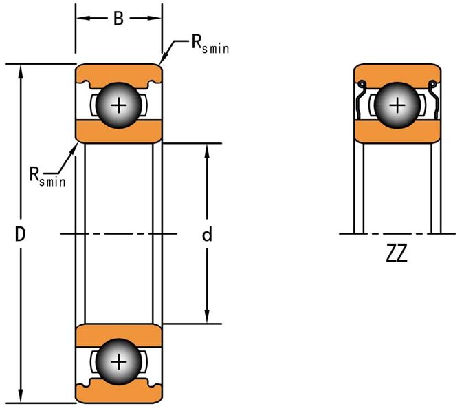 TIMKEN Bearing 61913-ZZ