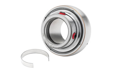 Timken ER23 Ball Bearing Insert Double Sealed Snap Ring Setscrew Locking Collar 
