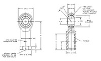 ASXW-T & ASXG-T Female Rod Ends