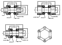 DI-6 Type Drop-In Center Industrial Coupling - Metric-2