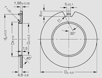 GGB-DP4-flanged-thrust-washers---metric-dimensions