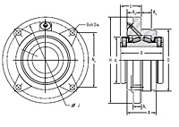 Flange: Piloted Bearing-2c