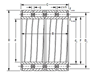 Four-Row Cylindrical Roller Bearing - RX-5-2