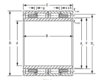 Four-Row Cylindrical Roller Bearing - RY-1-2