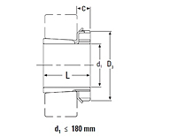 Metric HA Adapter Sleeve for Inch Shaft2<180