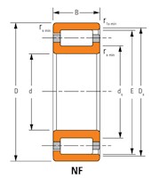 Cylindrical Roller Radial Bearings - NF