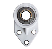 PolyThreeBoltFlangeWithStainlessSteelInsert-T