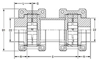 QUICK-FLEX-Double-Ended-Spacer-Coupling-with-High-Performance-Covers-Drawing