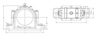 SNTND Taper Bore Plummer Block Mounted Bearings_Dimensions