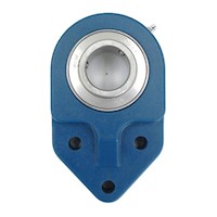Corrosion-Resistant QuiKlean® Three-Bolt Flanged Mounted Bearings-SUCBFBQK