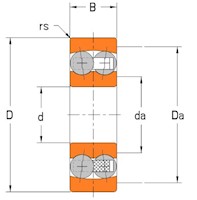 Self-Aligning Ball Bearings Round Bore Open-Dimensions
