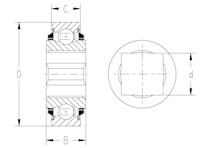 TRI-PLY SEAL SERIES NON-RELUB_CY_OD_Square_Type1_2D_Line Drawing