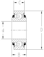TRI-PLY SEAL SERIES NON-RELUB_CY_OD_Square_Type1_2D_Line_Drawing