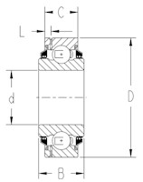 TRI-PLY SEAL SERIES RELUBRICATABLE TYPE_CY_Round_Type2_2D_Line_Drawing