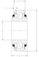 TRI-PLY SEAL SERIES RELUBRICATABLE TYPE_Round_Type2_2D_Line_Drawing