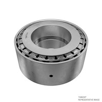 Timken--Double-Cup-Assembly-Taper-Roller-Bearing-Style-5-Groove-1-Hole-Top-Angle-View