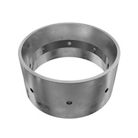 Timken--Double-Cup-Taper-Roller-Bearing-Style 5-Groove-8 Holes-Top-Angle-View