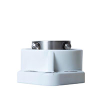 White-Poly-3-Bolt-Housing-with-PA-Poly-Round-Insert-with-Locking-Sleeve-S