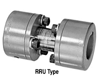 RRU Type Uniflex Coupling Hubs w/ Keyway, Drop-Out Style - Imperial
