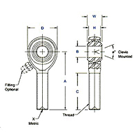 MM-M & MB-M Dimensional Drawing