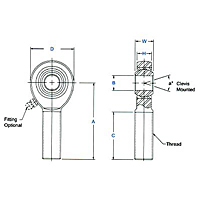 XAM & XAB Dimensional Drawing