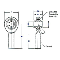 HXAM-T & HXAB-T Dimensional Drawing
