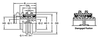 CCS Type Cut-Out Shifter Coupling Hubs - Imperial-2