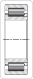 Cylindrical Roller Radial Bearings - NJ (Two Ribs on Outer Ring, One Rib on Inner Ring)