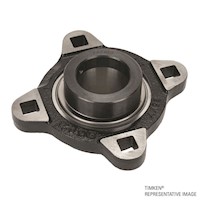timken-fafnir-flange-mounted-ball-bearing-unit-4-bolt-with-locking-collar-RFDR1-no-Lube