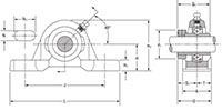 timken-fafnir-pillow-block-mounted-ball-bearing-unit-with-locking-collar-RASC-dimensions