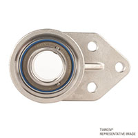 timken-flange-mounted-ball-bearing-unit-cast-stainless-3-bolt-SFB206-SUC206-insert-IP69K-F-seal-front