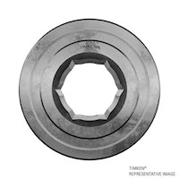 timken-single-row-deep-groove-ball-bearing-hex-bore-non-relubricatable-type-1-front-angle-view