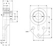 3-bolt-NAU4LKFB205-Line-Drawing
