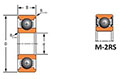 Ball-Bearing-Brass-Cage-Line-Drawings---M-2RS