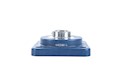 Blue-Polymer-4-Bolt-Flange-with-Stainless-Insert---Machine-B-S