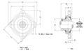Fafnir Mounted Bearings 4-bolt flanged eccentric RFD