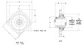 Fafnir Mounted Bearings 4-bolt flanged eccentric RFDR