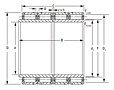 Four-Row Cylindrical Roller Bearing - RX-10-2