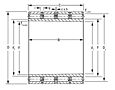 Four-Row Cylindrical Roller Bearing - RXK-1-2