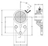 Mounted Bearings 3-bolt flange bracket setscrew YFB