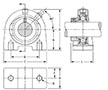 Mounted Bearings Tapped Eccentric Locking Colar Dimensions