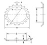 Inch Lockwasher TW-Dimensions