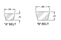 Belts - Models 170, 175, 180 Spring-Loaded Driver Pulleys