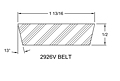 Belt - Models 401E, 402E, 403E Spring-Loaded Driver Pulleys