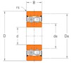 Self-Aligning Ball Bearings Round Bore w Seals-Dimensions