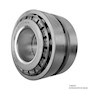Timken--Double-Cup-Assembly-Taper-Roller-Bearing-Style-2-Groove-8-Holes-Left-Angle-View