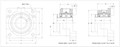 Type ESA Single Collar Flange-4Bolt_Dimensions